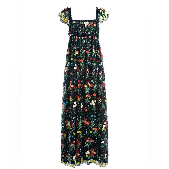 ALICE + OLIVIA - MCKENNA EMBELLISHED EMPIRE WAIST GOWN - NWT - Picture 6 of 6